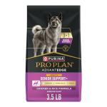 Purina Pro Plan AdvantEDGE Senior Support Plus Shredded Blend Chicken and Rice Formula Dry Dog Food - 3.5 lb. Bag