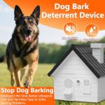 axofwga Anti Barking Device for Dogs, Bark Box, 3 Modes Dog Barking Deterrent Devices, Anti Bark Device for Dogs, Weatherproof 50 Ft Barking Dog Silencer, A Safe and Effective Anti Barking Device