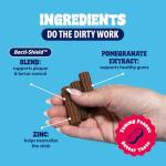 Dental Fresh Dental Treats for XS Dogs, Vet-Formulated Teeth Cleaning Dental Sticks to Help Reduce Plaque and Tartar and Freshen Breath, 64 Count Brush Free Dental Chews for Dogs up to 10 lbs