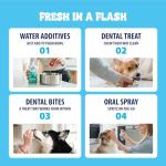 Dental Fresh Dental Treats for XS Dogs, Vet-Formulated Teeth Cleaning Dental Sticks to Help Reduce Plaque and Tartar and Freshen Breath, 64 Count Brush Free Dental Chews for Dogs up to 10 lbs