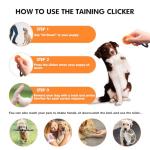 MODUS Pet Training Clicker for Dogs - Clicker with Adjustable Wrist Strap - Positive Reinforcement Clicker for Dogs, Cats, Puppies