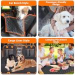 CBBPET Dog Car Seat Covers (Dog Bone)