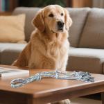 AmaCielo Dog Rope Toys for Large/Medium Aggressive Chewers, Tough Cotton Chew Toy, 3 Feet 5 Knots Indestructible, Tug of War Dog Pull Rope Teeth Cleaning (5 knot-19.5In)