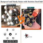 IGOOUO Dog Playpen Outdoor for Medium/Large Dogs 36'' High, Heavy Duty Dog Playpen with Rustproof and Sturdy Stakes, 3ft Dog Fence for RV Camping(12 Panels)