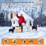 Dog Shock Collar 2 Pack (5–150Lbs), 4400FT Waterproof 2 Dog Training Collar with Remote Control 5 Training Modes Rechargeable Electric Dog Collar with Light, E Collars for Small Medium Large Dogs