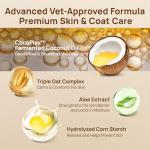 HICC PET Glove Wipes Pro | Pet Grooming Wipes for Dogs & Cats | Rinse-Free Grooming Mittens | 4-in-1 Cleaning & Conditioning | Pet Bathing Wipes for Horse Coat Care, Skin, Coat & Hoof | Unscented