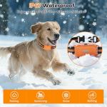 Dog Shock Collar 2 Pack (5–150Lbs), 4400FT Waterproof 2 Dog Training Collar with Remote Control 5 Training Modes Rechargeable Electric Dog Collar with Light, E Collars for Small Medium Large Dogs