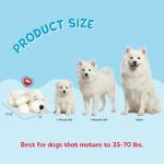 Snuggle Puppy Heartbeat Dog Toy for Puppies, Real-Feel Heartbeat, Calming Sleep Aid and Crate Training Comfort Toy with Heat Pack, Cream Plush Design