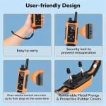 Dog Shock Collar 2 Pack (5–150Lbs), 4400FT Waterproof 2 Dog Training Collar with Remote Control 5 Training Modes Rechargeable Electric Dog Collar with Light, E Collars for Small Medium Large Dogs