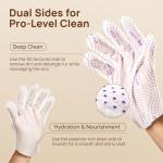 HICC PET Glove Wipes Pro | Pet Grooming Wipes for Dogs & Cats | Rinse-Free Grooming Mittens | 4-in-1 Cleaning & Conditioning | Pet Bathing Wipes for Horse Coat Care, Skin, Coat & Hoof | Unscented