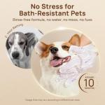 HICC PET Glove Wipes Pro | Pet Grooming Wipes for Dogs & Cats | Rinse-Free Grooming Mittens | 4-in-1 Cleaning & Conditioning | Pet Bathing Wipes for Horse Coat Care, Skin, Coat & Hoof | Unscented