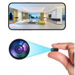 Mini Indoor WiFi Camera Home Security Room Body Cameras Nanny Cam Small Smart Home Outdoor Cams Pet Dog Baby Camera HD House Portable Camaras Motion Detection Night Vision Cam No Need WiFi Door Camara