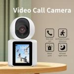 LASTCOW Two Way Pet Camera with 2.8 inch HD Screen, 1080P Video Calling Camera for Indoor Home Security, Indoor Home Nanny/Dog/Baby Security Device with Phone App