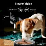 Automatic Dog & Cat Feeder with Camera & WiFi – 8L/34 Cups, 1080P Night Vision, 2.4 & 5G WiFi, 2-Way Talk, 10s Voice Recording, Timed Food Dispenser, Up to 99 Portions, 15 Meals Per Day