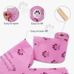 MYGODPET Dog Poop Bags Rolls with Dispenser 150 Count Biodegradable Bags for Dog and Cat Lavender Scented Waste Bag Leak Proof Doggie Poop Bag Doggy Trash Bag Purple