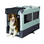 MidWest Homes for Pets Canine Camper Sportable, 36-inch Portable Tent Crate for Dogs, Soft-Sided, Folding Frame, Mesh Windows, Zip Door, Water-Resistant, Includes Pad