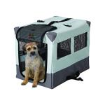 MidWest Homes for Pets Canine Camper Sportable, 36-inch Portable Tent Crate for Dogs, Soft-Sided, Folding Frame, Mesh Windows, Zip Door, Water-Resistant, Includes Pad