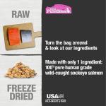 PureBites Mini Salmon Freeze Dried Dog Treats, 1 Ingredient, Made in USA, 1.7oz