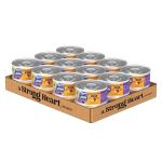A Strong Heart Wet Puppy Food, Chicken & Beef Dinner - 5.5 oz Cans (Pack of 24), Made in The USA with Real Chicken & Beef