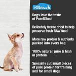 PureBites Mini Lamb Liver Freeze Dried Dog Treats, 1 Ingredient, Made in USA, 2.4oz