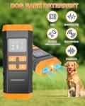 Qreffor 2026 Upgraded Anti Barking Device for Dogs, Ultrasonic Dog Bark Deterrent, Dog Bark Deterrent Devices, Best Anti-Barking Device, 4 Modes & LED Light & LCD Screen Portable Indoor & Outdoor