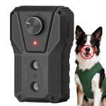 QHZ Solar-Powered Ultrasonic Bark Deterrent Device Solar and USB Charging Three-Mode Ultrasonic Bark Control Unit Suitable for Home/Garden/Farm Waterproof Outdoor Dog Bark Control Device