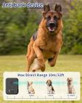 L LESTAVEN Ultrasonic Bark Control Device – 3 Adjustable Modes for Small, Medium & Large Dogs, 32ft Range, Suitable for Indoor & Outdoor Use (Black)
