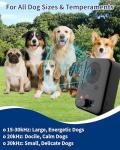 L LESTAVEN Ultrasonic Bark Control Device – 3 Adjustable Modes for Small, Medium & Large Dogs, 32ft Range, Suitable for Indoor & Outdoor Use (Black)