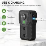 QHZ Solar-Powered Ultrasonic Bark Deterrent Device Solar and USB Charging Three-Mode Ultrasonic Bark Control Unit Suitable for Home/Garden/Farm Waterproof Outdoor Dog Bark Control Device