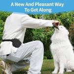 AUDWUD Upgraded Silicone Dog Treat Pouch with Training Clicker, Tighter Sealing to Prevent Food Spilling, 1.68 Cup Capacity Treat Bag with Waist Belt