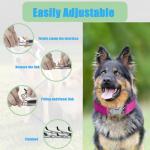 Prong Training Collar for Dogs, Rotating Ring Welding, Adjustable Dog Training Pinch Collar with Quick Release Buckle, for Small Medium Large Dogs