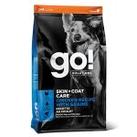Go! Solutions Skin + Coat Care Chicken Dry Dog Food with Grains, Healthy Kibble with Omega-3s & 6s for Soft, Shiny Fur, for Puppies, Adults, & Seniors, 22 lb Bag
