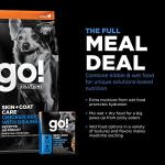 Go! Solutions Skin + Coat Care Chicken Dry Dog Food with Grains, Healthy Kibble with Omega-3s & 6s for Soft, Shiny Fur, for Puppies, Adults, & Seniors, 22 lb Bag