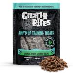 Gnarly Bites Amp’d Up Dog Training Treats, Soft and Chewy Healthy Snack for Puppies and Adult Dogs, Made with Real Chicken, Venison and Carrots, Grain Free, 14 oz