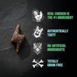 Gnarly Bites Amp’d Up Dog Training Treats, Soft and Chewy Healthy Snack for Puppies and Adult Dogs, Made with Real Chicken, Venison and Carrots, Grain Free, 14 oz