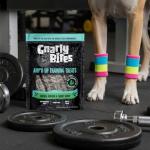 Gnarly Bites Amp’d Up Dog Training Treats, Soft and Chewy Healthy Snack for Puppies and Adult Dogs, Made with Real Chicken, Venison and Carrots, Grain Free, 14 oz