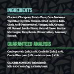 Gnarly Bites Amp’d Up Dog Training Treats, Soft and Chewy Healthy Snack for Puppies and Adult Dogs, Made with Real Chicken, Venison and Carrots, Grain Free, 14 oz