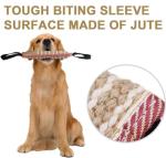 Striped Dog Tug Toy for Training and Play