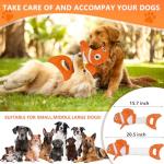 Molantaule Squeaky Dog Toys, Durability Interactive Tug of War Puppy Toys for Indoor and Outdoor Play - Stuffed Pet Dog Toys with Soft Fabric Suitable for Small, Medium, and Large Dogs