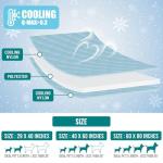 PetAmi Premium Cooling Dog Blanket | Lightweight Fluffy Pet Throw Blanket Bed Cover for Dogs, Cat, Puppies | Pet Blanket Furniture Protector Couch Sofa | Reversible Fuzzy Cozy | 40x60, Dusty Blue