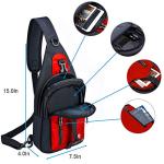 Y&R Direct Sling Backpack Sling Bag Travel Hiking bag for Men Women