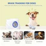 RFPP Automatic Dog Ball Launcher, Dog Ball Throw Launcher, 3 Adjustable Distance 20-45FT, with 6 2.3-inch ETPU Balls, for Small/Medium Dogs, Indoor and Outdoor Interactive Toys (Medium)