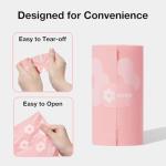 VETRESKA Dog Poop Bags with Dispenser, Lavender Scented, Guaranteed Leak Proof and Extra Thick Pet Waste Bags for Walking Dog and Cats Litter, 1 Bag Holder and 105 Bags (7 Refill Rolls)