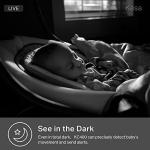 Kasa 2K+ Indoor Wired Security Camera - Works as a Baby Monitor & Pet Camera, Person/Motion/Baby Cry Detection, 2-Way Audio, Night Vision, Subscription-Free Local Storage or Optional Cloud, KC400