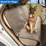 VIEWPETS Bench Car Seat Cover Protector - Waterproof, Heavy-Duty and Nonslip Pet Car Seat Cover for Dogs with Universal Size Fits for Vehicles, Trucks & SUVs
