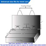 VIEWPETS Bench Car Seat Cover Protector - Waterproof, Heavy-Duty and Nonslip Pet Car Seat Cover for Dogs with Universal Size Fits for Vehicles, Trucks & SUVs