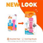 Nylabone Textured Teething Bone Puppy Chew Toy, Soothing Puppy Teething Bone, Enrichment Toy for Puppies, Pink, Chicken Flavor, X-Small Dogs - Up to 15 Ibs, 1 Count