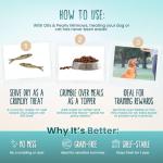 Otis & Pearly Freeze Dried Minnows Dog Treats, 2oz - Single Ingredient Dog Treat, Made in USA - Healthy Protein for Small, Medium, Large Breeds