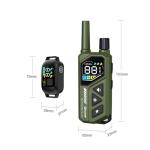 ELOOP Smart Dog Training Collar for 2 Dogs, 2-in-1 Remote Control Shock Collar with AI Anti-Barking Device for Small/Medium,/Large Dogs, IPX7 Waterproof