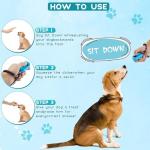 HoAoOo Pet Clicker for Dogs/Cats/Horses/Birds or Other Animals - Finger Clickers for Training (Black+Blue)